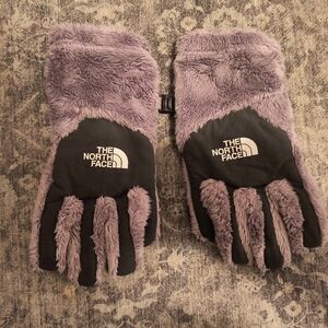 The North Face Girls Gloves purple & black Size M